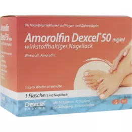 AMOROLFIN Dexcel 50 mg/ml lak za nokte s aktivnim sastojkom, 3 ml