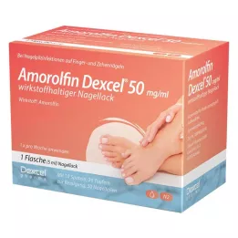AMOROLFIN Dexcel 50 mg/ml lak za nokte s aktivnim sastojkom, 5 ml