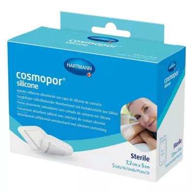 Cosmopor® silikonska obloga za rane 5x7,2 cm, 5 kom