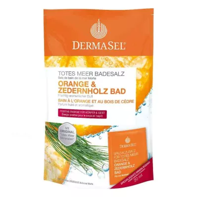Dermasel sol za kupanje iz Mrtvog mora, naranča & Cedar (1 pakiranje) Dermasel sol za kupanje iz Mrtvog mora, naranča & Cedar (1 pakiranje)