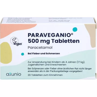 PARAVEGANIO 500 mg tablete, 20 kom