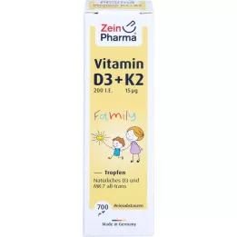 VITAMIN D3+K2 MK-7 all trans Family Tropf.z.Einn., 20 ml