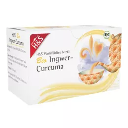 H&amp;S Organska filter vrećica đumbir-kurkuma, 20X1,25 g