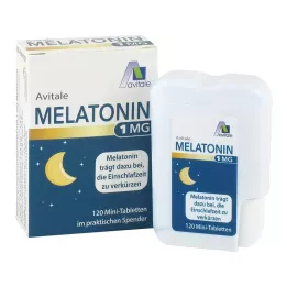 MELATONIN 1 mg mini tablete u dozatoru, 120 kom