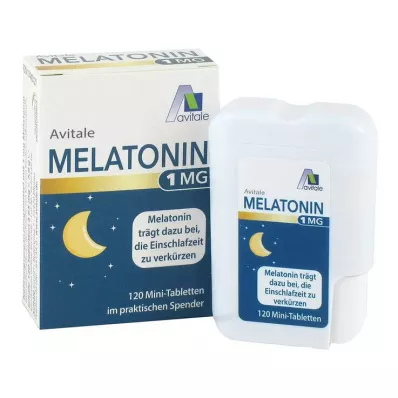 MELATONIN 1 mg mini tablete u dozatoru, 120 kom MELATONIN 1 mg mini tablete u dozatoru, 120 kom