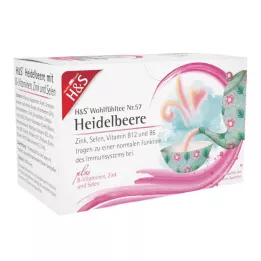 H&amp;S borovnica sa B vitaminima cinkom i selenom boja, 20X2,5 g