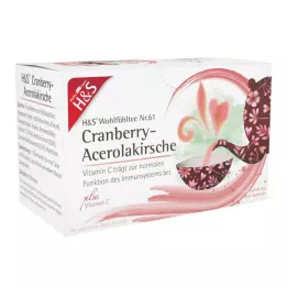 H&S Brusnica acerola višnja s bojom vitamina C, 20X2,8 g