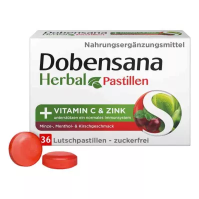 Dobensana Herbal Kirschgeschm.vit.c &amp; Zinc pastil.(36 komada)