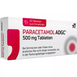PARACETAMOL ADGC 500 mg tablete, 20 kom