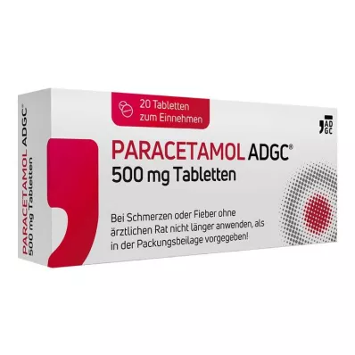 PARACETAMOL ADGC® 500 mg tablete, 20 kom