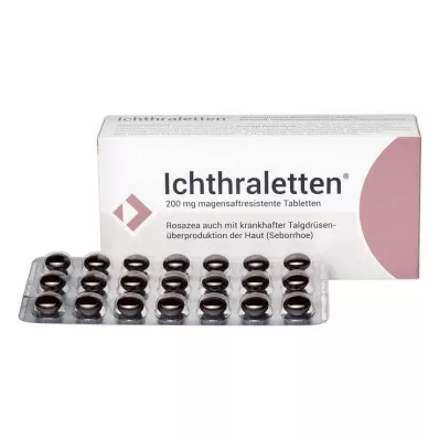 Ichthraletten® 200 mg tablete za rosaceu, 84 kom Ichthraletten® 200 mg tablete za rosaceu, 84 kom