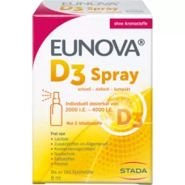 EUNOVA Vitamin D3 sprej, 8 ml