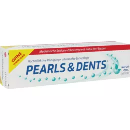 PEARLS &amp; DENTS Ekskluzivna pasta za zube bez titan dioksida, 100 ml