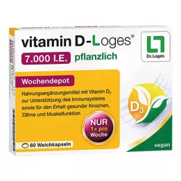 VITAMIN D-LOGES 7.000 I.U. tjedno skladište povrća, 60 kom