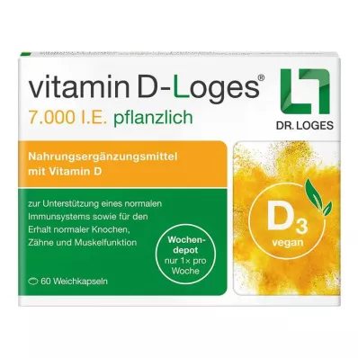 Vitamin D-Loges 7.000 IU tjedni depo na biljnoj bazi, 60 kom