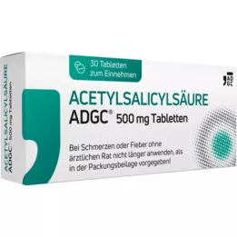ACETYLSALICYLSÄURE ADGC 500 mg tablete, 30 kom