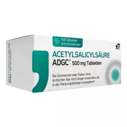 ACETYLSALICYLSÄURE ADGC 500 mg tablete, 100 kom