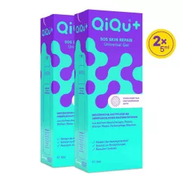 QIQU SOS Gel za obnavljanje kože, 2X5 ml