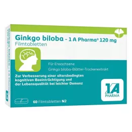 GINKGO BILOBA-1A Pharma 120 mg filmom obložene tablete, 60 kom