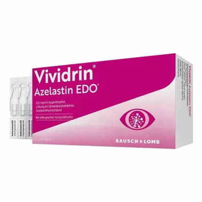 Vividrin® Azelastin EDO® Akutna pomoć kod peludne groznice i alergija, 20X0,6 ml