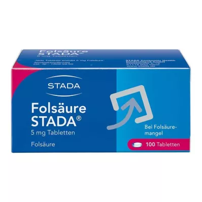 Folna kiselina STADA® 5 mg tablete, 100 kom Folna kiselina STADA® 5 mg tablete, 100 kom