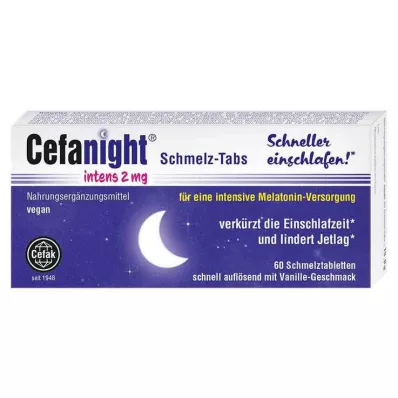 Cefanight intens 2 mg topljive tablete, 60 kom Cefanight intens 2 mg topljive tablete, 60 kom