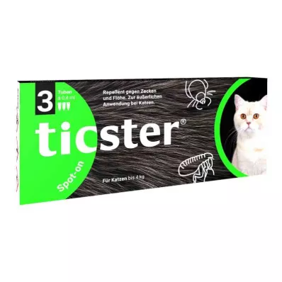 Ticster Plus Spot-on otopina za mačke do 4 kg (3x0,4 ml) Ticster Plus Spot-on otopina za mačke do 4 kg (3x0,4 ml)