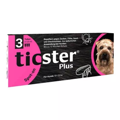 Ticster Plus Spot-on otopina za pse 10-25 kg (3x3 ml) Ticster Plus Spot-on otopina za pse 10-25 kg (3x3 ml)