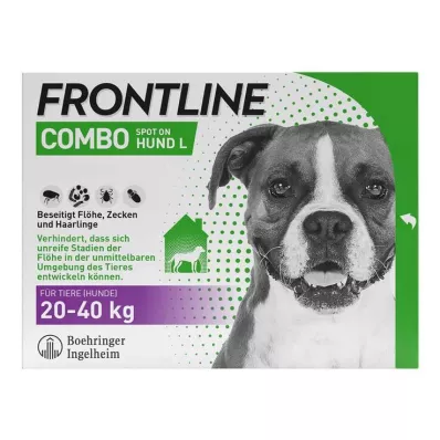 FRONTLINE COMBO protiv krpelja, buha na psima L (20-40 kg), 3 kom