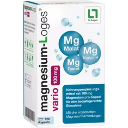 MAGNESIUM-LOGES vario 100 mg kapsule, 120 kom