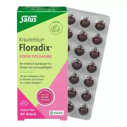 FLORADIX Tablete željezne folne kiseline, 84 sata