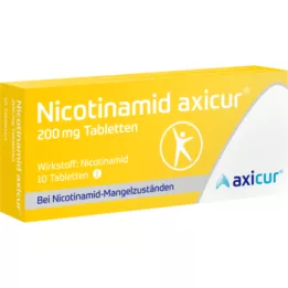 NICOTINAMID axicur 200 mg tablete, 10 kom