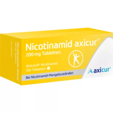 NICOTINAMID Axicur 200 mg tablete, 100 ST