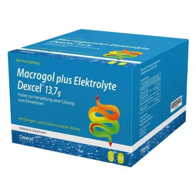 Makrogol plus elektroliti Dexcel 13,7 g Ple, 50 kom