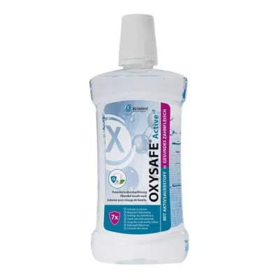 Miradent Oxysafe Active vodica za ispiranje usta s aktivnim kisikom, 500 ml Miradent Oxysafe Active vodica za ispiranje usta s aktivnim kisikom, 500 ml