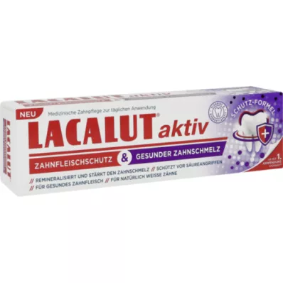 LACALUT aktivna zaštita desni &amp; totalna zubna caklina, 75 ml