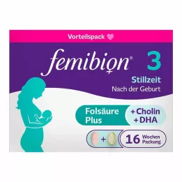 FEMIBION Kombinirano pakiranje od 3 komada za dojenje, 2x112 kom