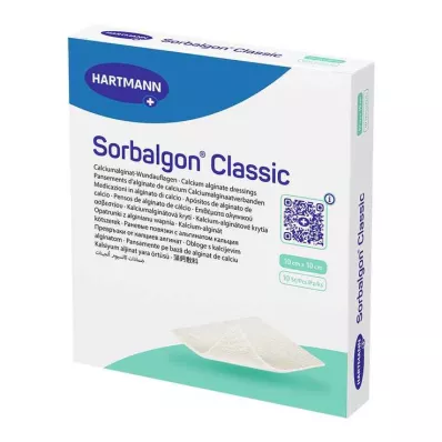 Sorbalgon Classic 10x10 cm obloga od kalcijeva alginata, 10 kom