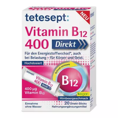 Tetesept Vitamin B12 400 Direct Sticks (20 komada)