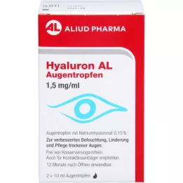 HYALURON AL Kapi za oko 1,5 mg/ml, 2X10 ml