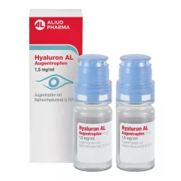 HYALURON AL Kapi za oko 1,5 mg/ml, 2X10 ml