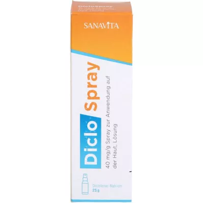 DICLOSPRAY 40 mg/g sprej za primjenu na koži otopina, 25 g