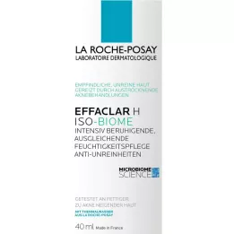 ROCHE-POSAY Effaclar H Iso-Biome hidratantna krema, 40 ml