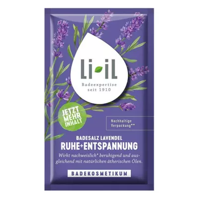LI-IL Sol za kupanje lavanda smirenje + opuštanje, 80 g