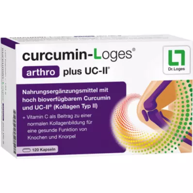 CURCUMIN-LOGES Arthro Plus UC-II kapsule, 120 ST