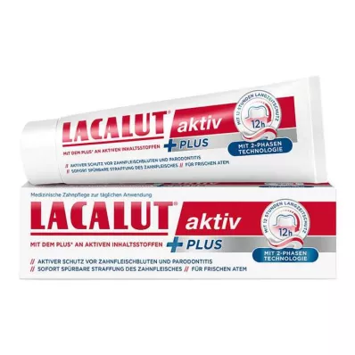 Lacalut Aktiv Plus pasta za zube, 75 ml
