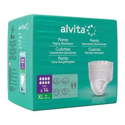 Alvita gaćice za inkontinenciju maxi XL, 14 komada