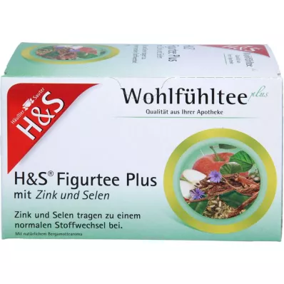 H&amp;S Figure Tea Plus filter vrećica sa cinkom i selenom, 20X1,5 g