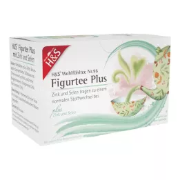 H&amp;S Figure Tea Plus filter vrećica sa cinkom i selenom, 20X1,5 g
