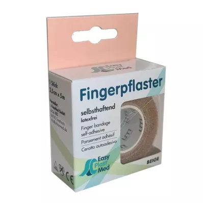 UM Easyplast flaster za prste samostalno izrađen 2,5 cmx5 m bež, 1 kom